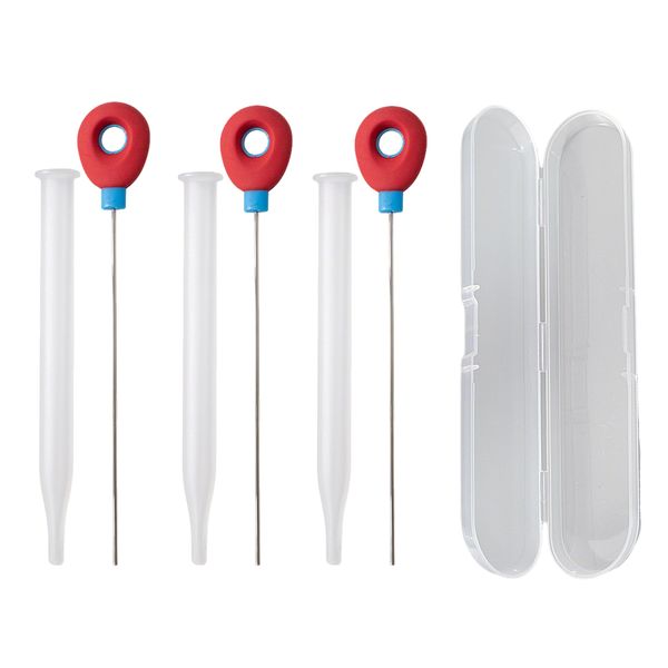 Cake Tester Set, 3-Pack Stainless Steel Baking Testers with Storage Case