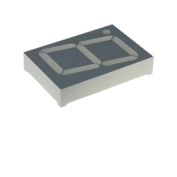 SA18-11EWB - Single Digit 7-Segment LED Display 1.8" Red CA 24,000 cd