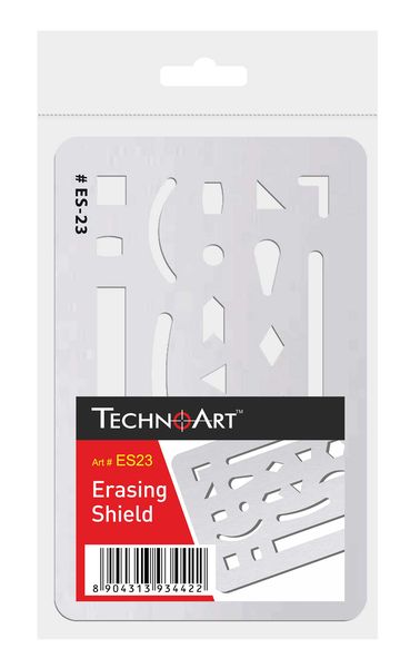 TechnoArt Erasing Shield 9cmx6cm