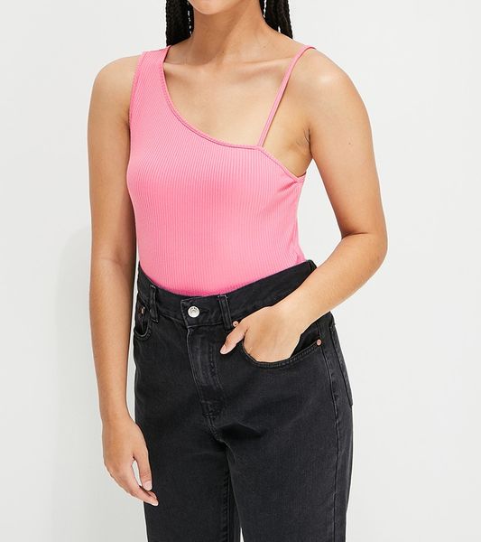 Women's Blake Asymmetric Crop Top - Heather Rose