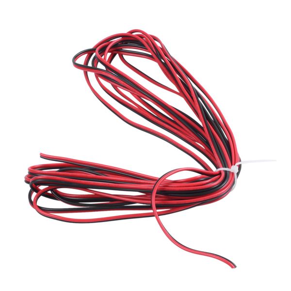 5M 22AWG Red Black Dual Core Electric Cable Wire for Car Auto Speaker