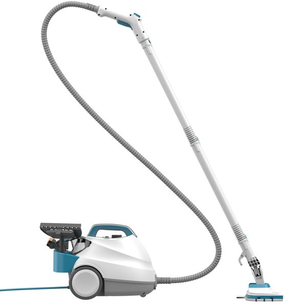 Black + Decker Pressurised steam-mop ULTRA with 14 Accessories - 2300W