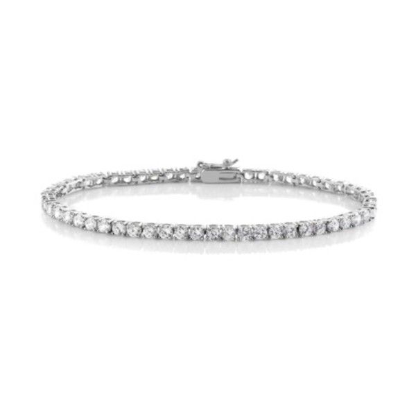 Sterling Silver Tennis Bracelet in 0.1 ct Cubic Zirconia