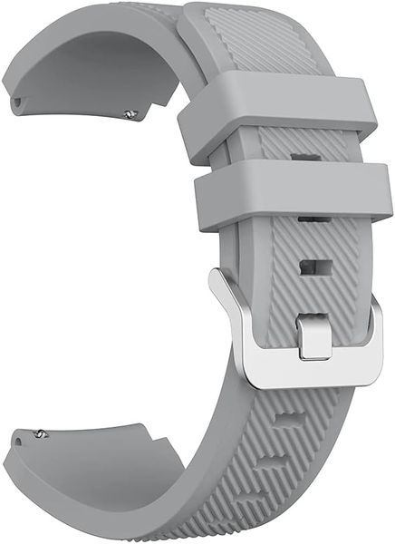 20mm Sports Watch Strap Compatible with Samsung/Huawei/Garmin/LG - Grey