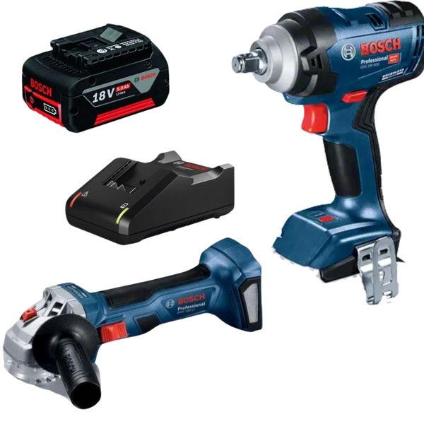 Angle Grinder With 5Ah Battery &amp; Charger image