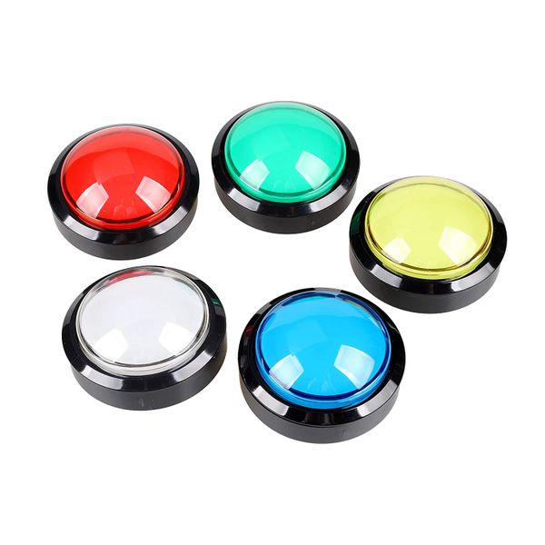 5X 2.36 Inch LED Push Button for Arcade Machine Video Games Console