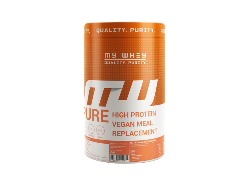 My Whey High Protein Vegan Meal Replacement Unflavoured 1kg