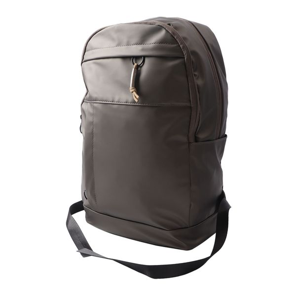 Khaki Waterproof Backpack - Durable Lightweight Bookbag, Large Capacity