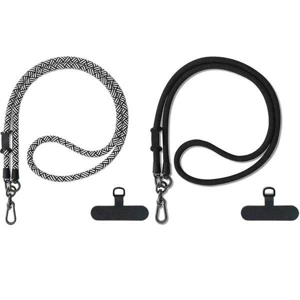 2 Pack Universal Phone Lanyard Anti-Theft Crossbpdy Strap - Grey/Black