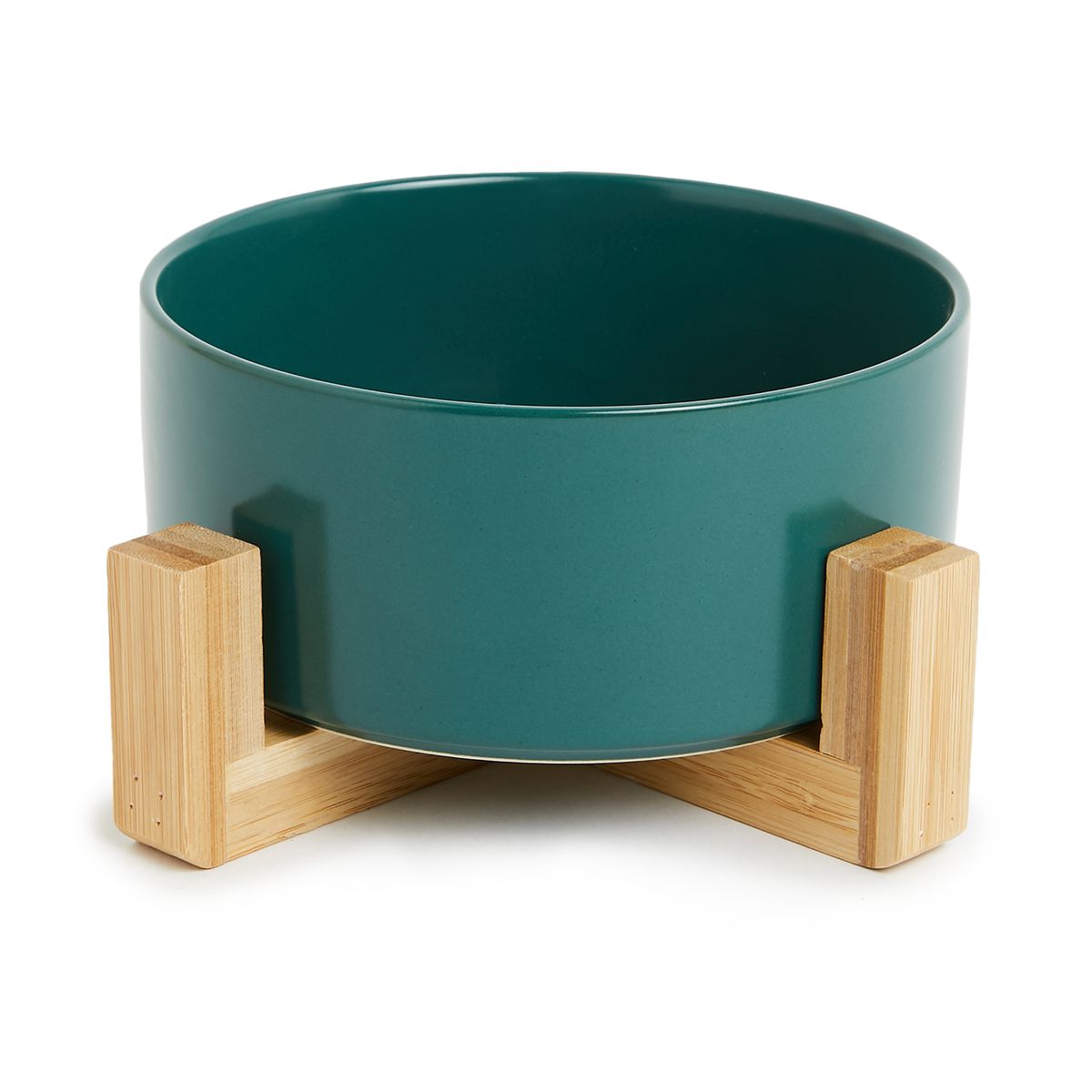 Wiggle Ceramic Bowl with Bamboo Stand | Shop Today. Get it Tomorrow ...
