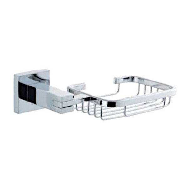 Elegant Stainless Soap Dish Full Square