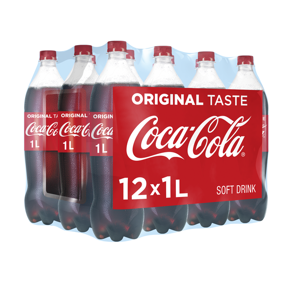 Coca-Cola - 12 x 1 Litre