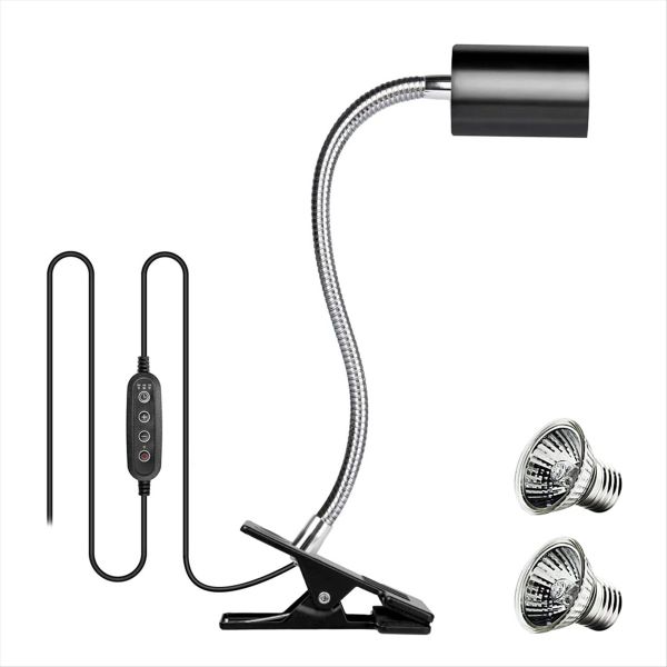 Eu Plug 50W Halogen Bulb Included Reptile Heat Lamp