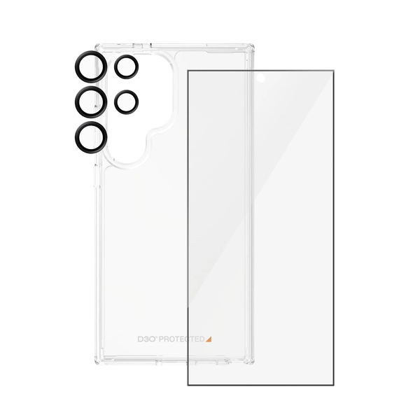 PanzerGlass 3-in-1 Protection Pack for Samsung Galaxy S24 Ultra