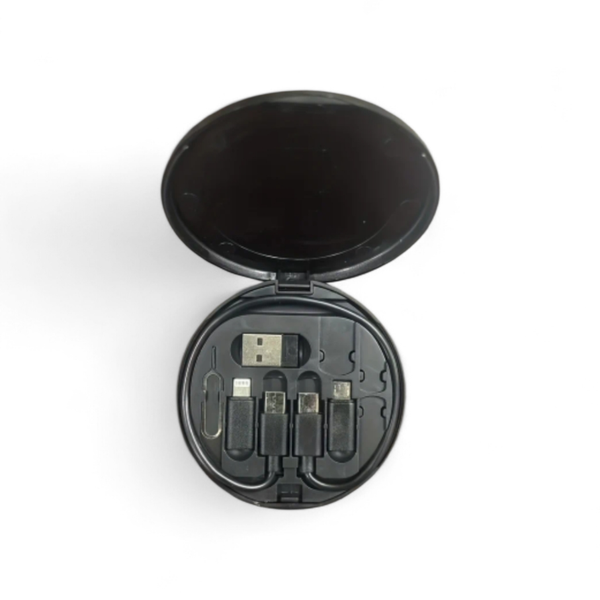 High-Speed Charging Cable Set-Universal Adapters with Storage &amp; Phone Stand