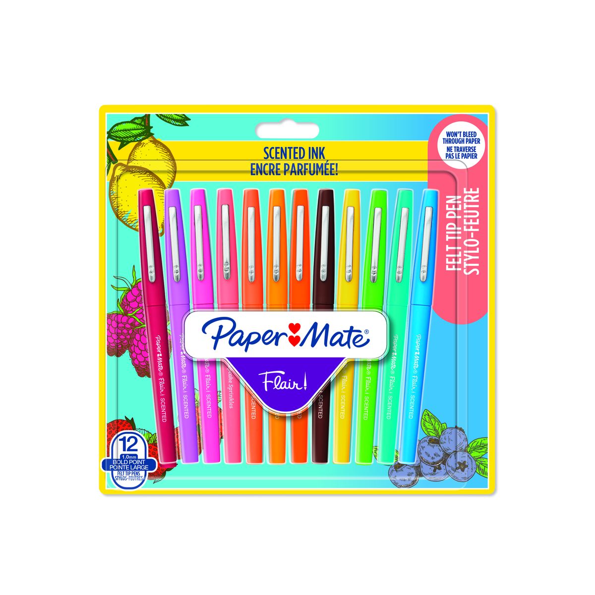 paper-mate-flair-scented-medium-0-7mm-12-assorted-markers-buy-online-in-south-africa