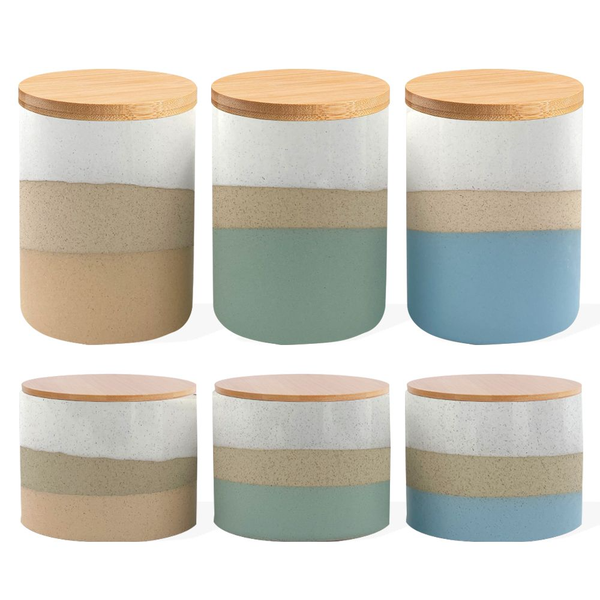 Storage Containers Set with Airtight Lid Coffee, Tea, Sugar, Spice