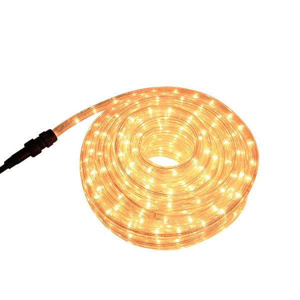 Eurolux LED Rope Light 10M Clear Warm White 8 Function