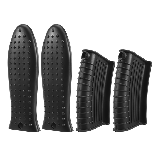 Cast Iron Skillet Handle Covers Set Non-Slip Silicone Pot Holder