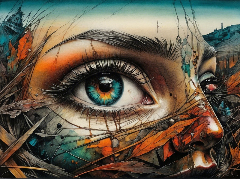 Modern Canvas Wall Art Home Decor - Window To The Soul