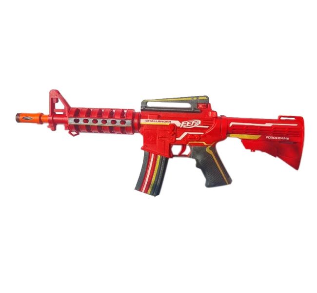 Toy M4A1 Carbine Gun with 3D LED Revolving Lights and Real Sound for Kid