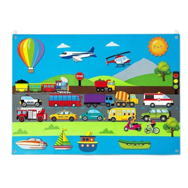 Felt Learning Board for Infants and Toddlers