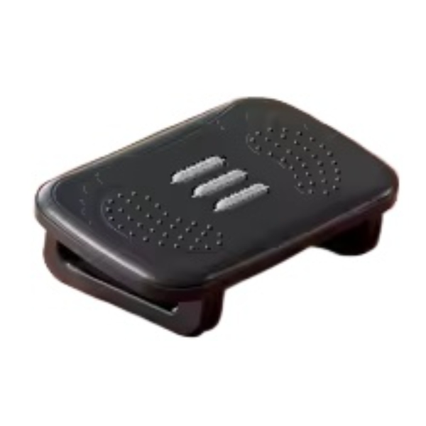 Under Desk Footrest Ergonomic Foot Stool Massage Roller Rest Pain Relief