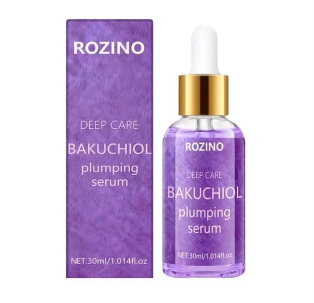 Bakuchiol Plumping Face Serum, Natural Retinol Alternative - 30ml