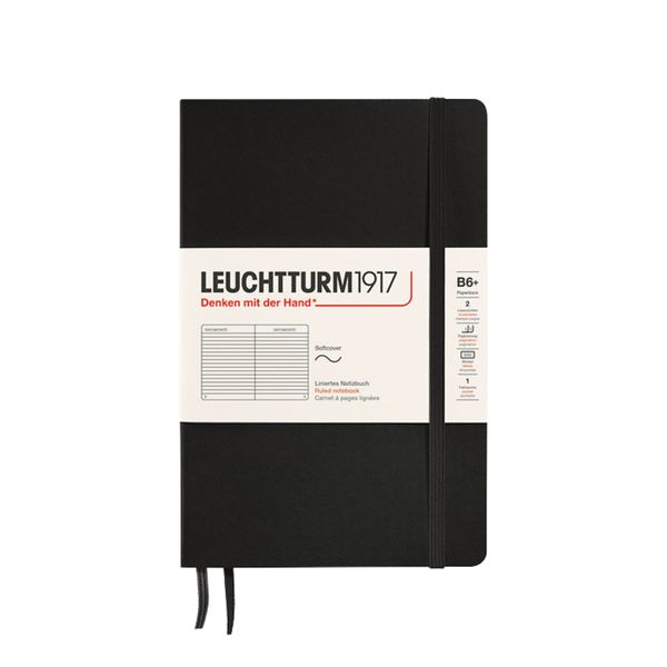 Leuchtturm Notebook Paperback B6+ Softcover 123 Pages Ruled