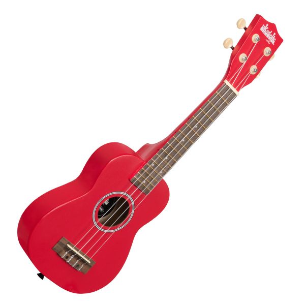 Kala Ukadelic Soprano Wood Ukulele - Cherry Bomb