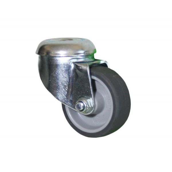 Caslad Bolt Hole Trp Swivel Castor - DIY - 50mm - Bulk Pack of 7