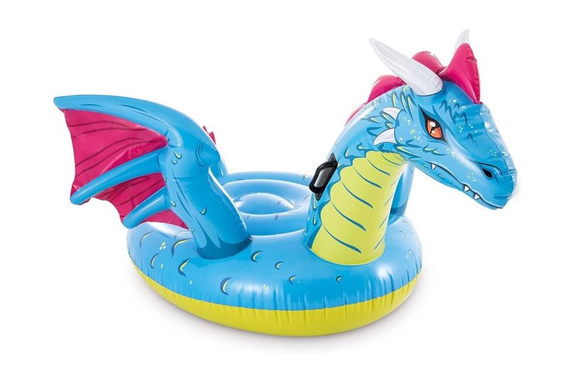 Kids Multicolor Dragon Floatable Ride on