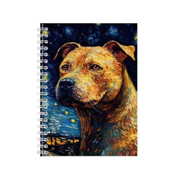 STRAFFORDSHIRE Starry Night Notebook Art Gift Idea Notepad Pad 116