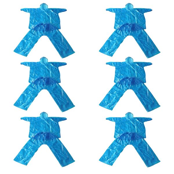 Camping Hiking disposable Split Rainwear Set of 6 (90cm)