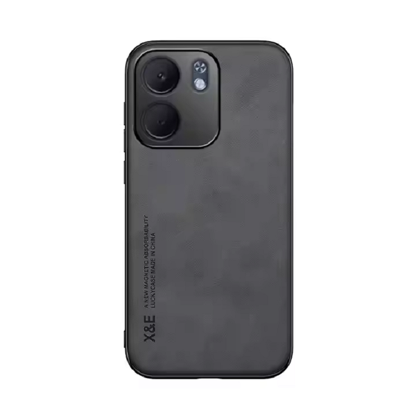Leather Magnetic Phone Case Compatible With Redmi 13C 4G