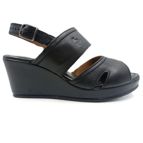 Froggie Lea Waxy 1 Black Wedge Sandal 11253 Shop Today. Get it