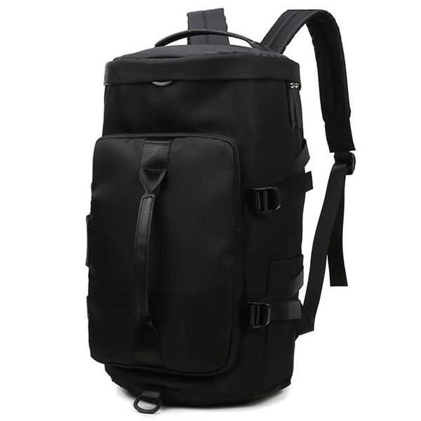 Women's Backpack Travel Yoga Sports &amp; Gym Bag with Shoe Compartment - 30 Litre - Black