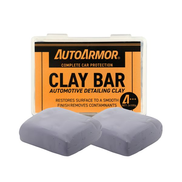 Auto Armor Professional Detail Clay Bar - Paint Decontamination - 2 x 100g
