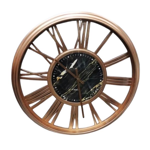 Roman Marble Battery Powered Analogue Wall Clock