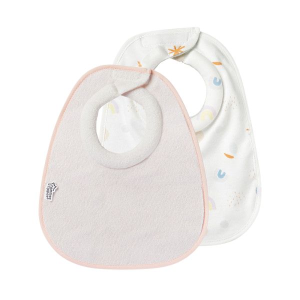 Tommee Tippee - Milk Feeding Bibs - Comfeefit - Extra Absorbent - 2 Pack