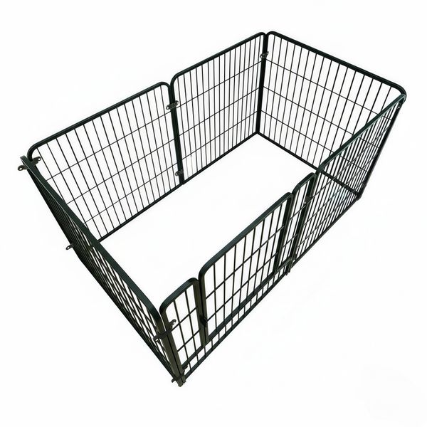 Heavy Duty Dog Fence with Door, Clip Design, 100cm Tall Playpen