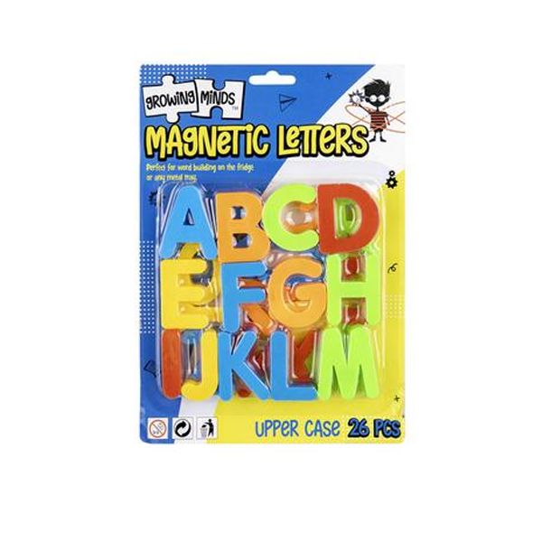 Growing Minds - Edu Magnetic Upper Case Letters 26-Piece Set