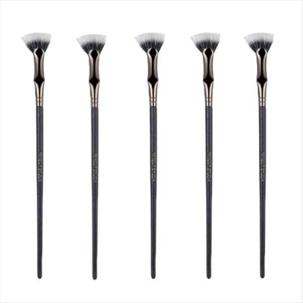 Scalloped Lash Brush For Upper Lower Eye 5Piece