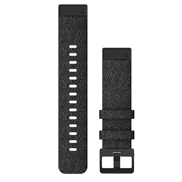 Garmin QUICKFIT 20 Heathered Black Nylon with Black HW