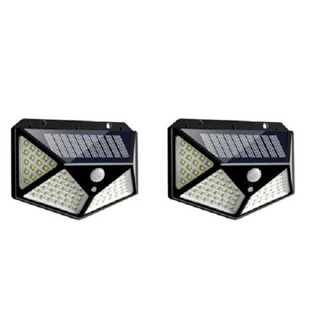 Led Outdoor Solar Interaction Wall Lamp-Sh-114 (2 Piece)