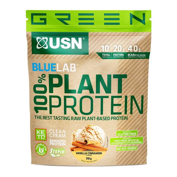 USN BLUELAB 100% Plant Protein Vanilla Cinnamon 310 g