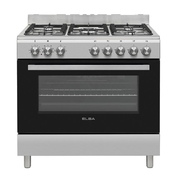 Elba 04/96CL727-2 -Gas Stove 4 Burner - 2 Elec Plates -Elec Oven - 90cm