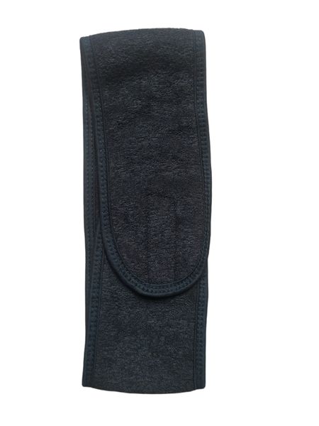 Adjustable Makeup Spa Headband - Black