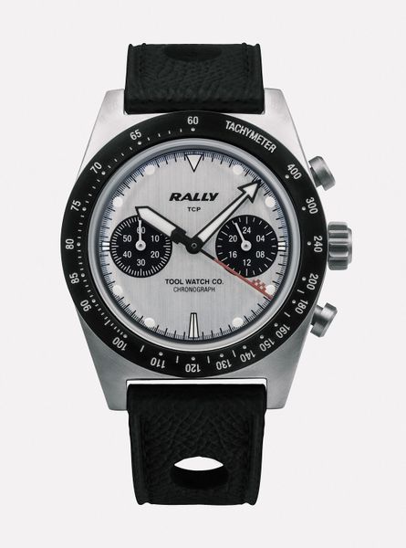Tool Watch Co. Rally Chronograph Red on Silver