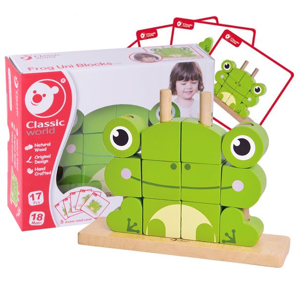 Classic World Frog Uni Building Blocks &amp; Activity Cards
